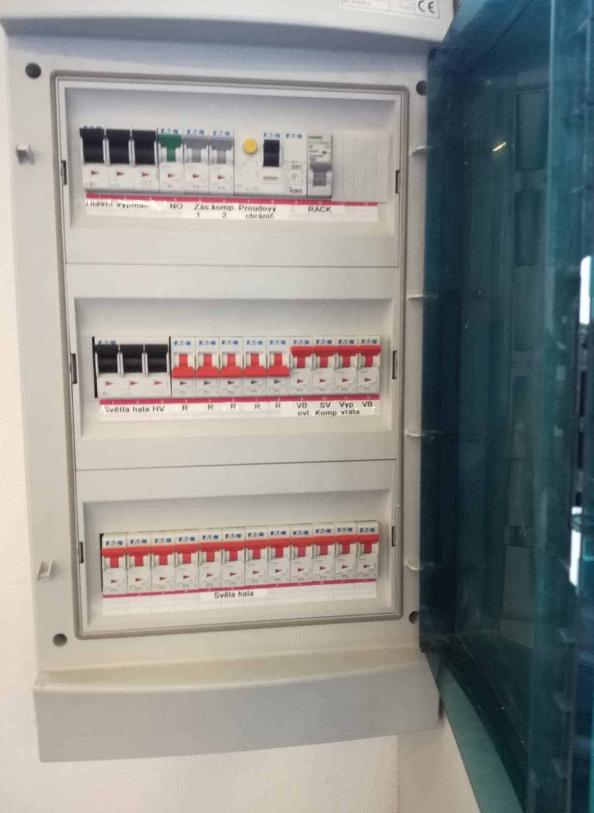 Realizované elektrické projekty